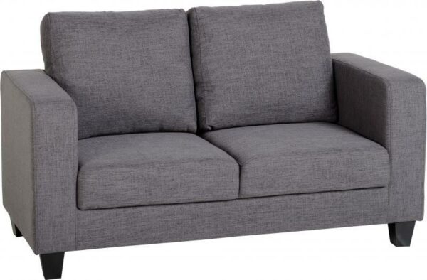 Tempo Two Seater Sofa-In-A-Box (Grey Fabric)