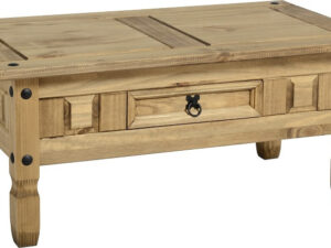 Mexican Pine 1 Drawer Coffee Table