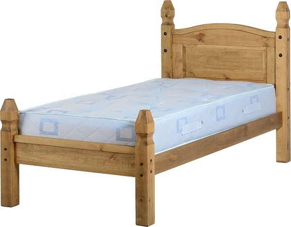 Corona Pine Single (3') Low Foot End Bed