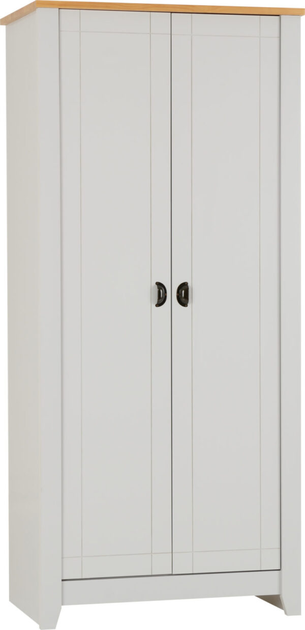 Ludlow 2 Door Wardrobe (Grey)